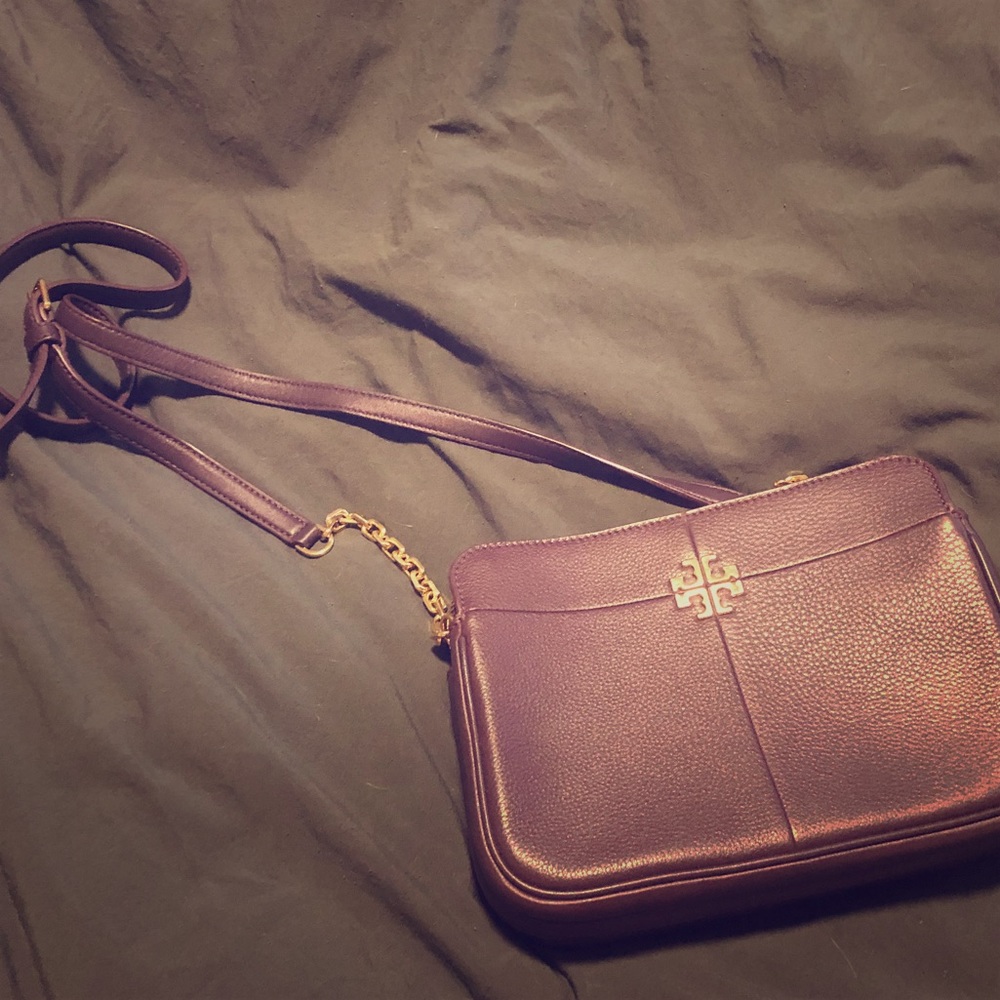 Purple Tory Burch cross body